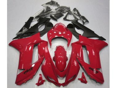 Rojo Brillante 07-08 ZX6R Carenado Moto