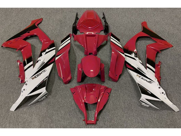 Rojo Brillante & Blanco 11-15 ZX10R Carenado Moto