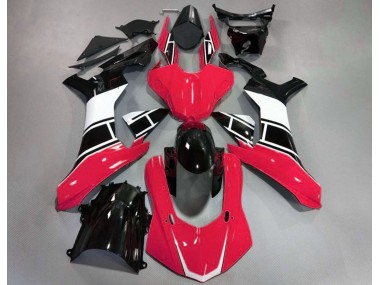 Rojo Brillo Blanco & Negro 15-19 R1 Carenado Moto