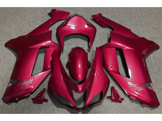 Rojo Caramelo 07-08 ZX6R Carenado Moto