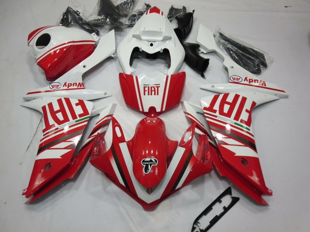 Rojo Fiat 07-08 R1 Carenado Moto Rojo Fiat 07-08 R1 Carenado Moto