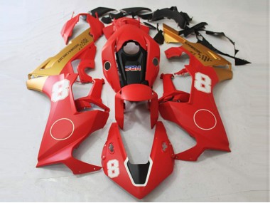 Rojo Mate & Oro Mate 17-23 CBR1000RR Carenado Moto
