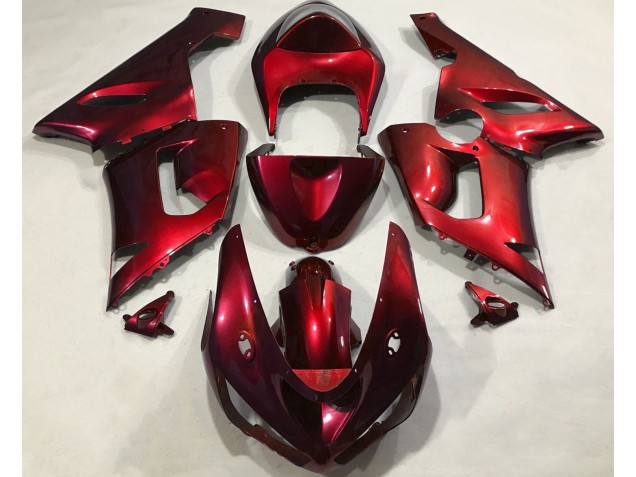 Rojo Metálico 05-06 ZX6R Carenado Moto Rojo Metálico 05-06 ZX6R Carenado Moto