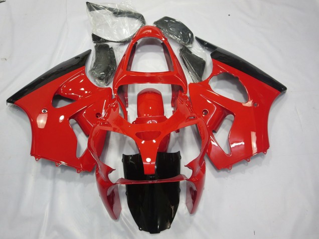 Rojo & Negro 00-02 ZX6R Carenado Moto Rojo & Negro 00-02 ZX6R Carenado Moto
