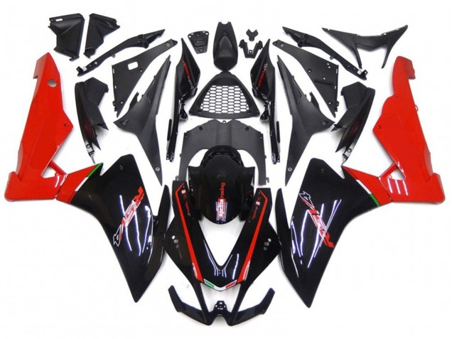 Rojo & Negro 10-15 RSV4 1000 Carenado Moto Rojo & Negro 10-15 RSV4 1000 Carenado Moto