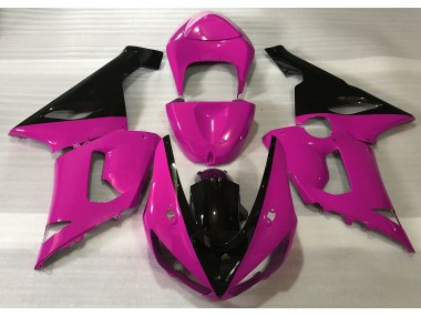 Rosa Brillante & Negro 05-06 ZX6R Carenado Moto