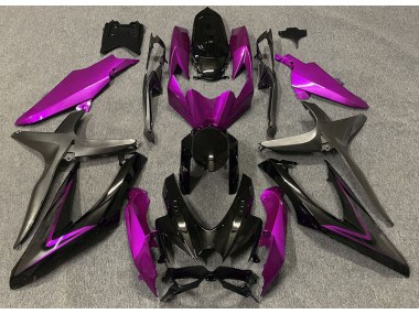 Rosa Brillante & Verde R 08-10 GSXR 600-750 Carenado Moto