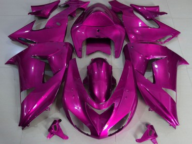 Rosa Fuerte Liso 06-07 ZX10R Carenado Moto