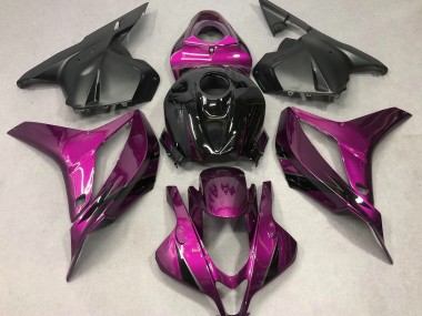 Rosa Intenso Con Negro 09-12 CBR600RR Carenado Moto
