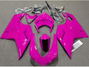 Rosa Liso Brillante 07-14 Ducati 848 1098 1198 Carenado Moto