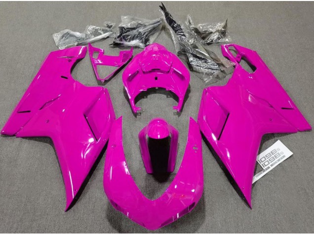 Rosa Liso Brillante 07-14 Ducati 848 1098 1198 Carenado Moto