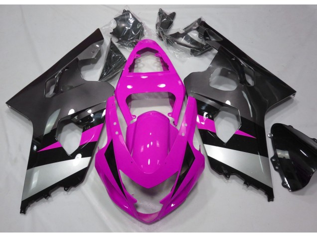 Rosa & Plata 04-05 GSXR 600-750 Carenado Moto Rosa & Plata 04-05 GSXR 600-750 Carenado Moto