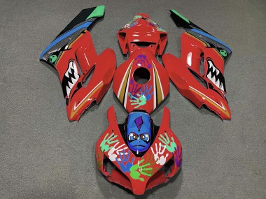 Tiburón Rojo 04-05 CBR1000RR Carenado Moto