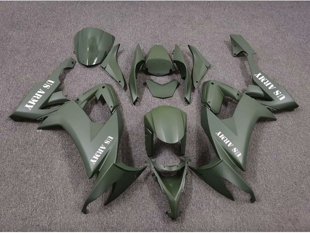 US Army Verde Mate 08-10 ZX10R Carenado Moto US Army Verde Mate 08-10 ZX10R Carenado Moto