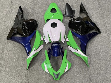 Verde & Blanco 09-12 CBR600RR Carenado Moto