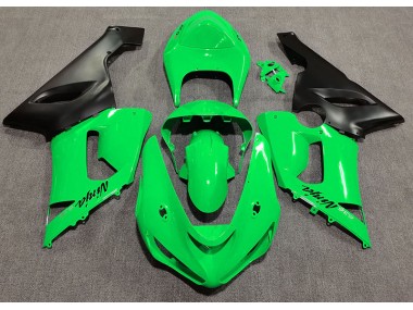 Verde Brillante 05-06 ZX6R Carenado Moto