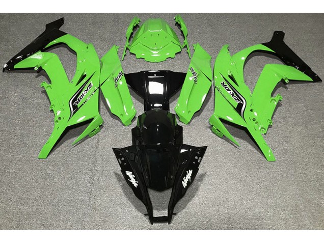 Verde Brillante & Logotipos 11-15 ZX10R Carenado Moto