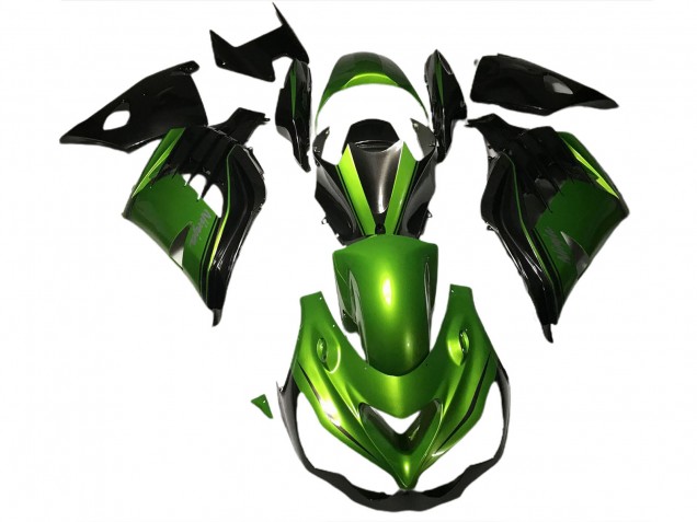 Verde Brillante & Negro 12-21 ZX14R Carenado Moto Verde Brillante & Negro 12-21 ZX14R Carenado Moto