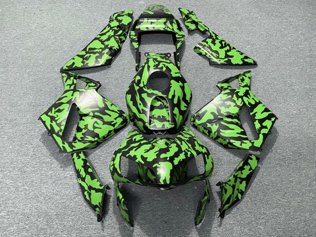 Verde Camuflaje 03-04 CBR600RR Carenado Moto Verde Camuflaje 03-04 CBR600RR Carenado Moto