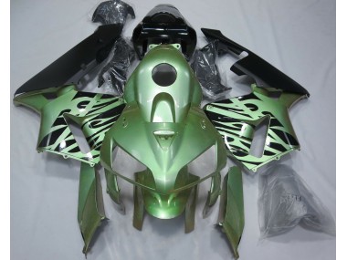 Verde Claro Llama 05-06 CBR600RR Carenado Moto