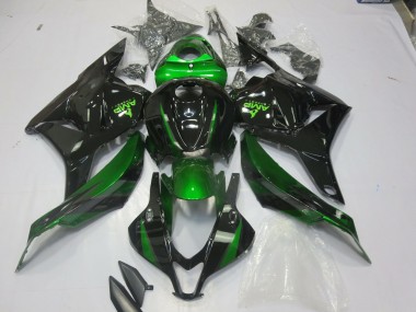 Verde Especial Negro Brillo 09-12 CBR600RR Carenado Moto