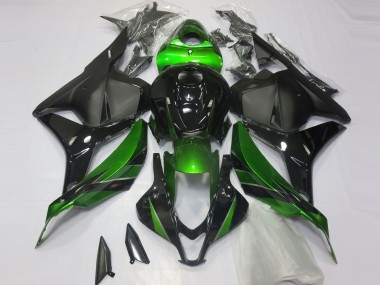 Verde Especial Negro Mate 09-12 CBR600RR Carenado Moto