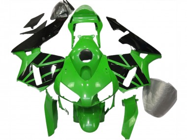Verde Negro Sin Calcomanías 03-04 CBR600RR Carenado Moto